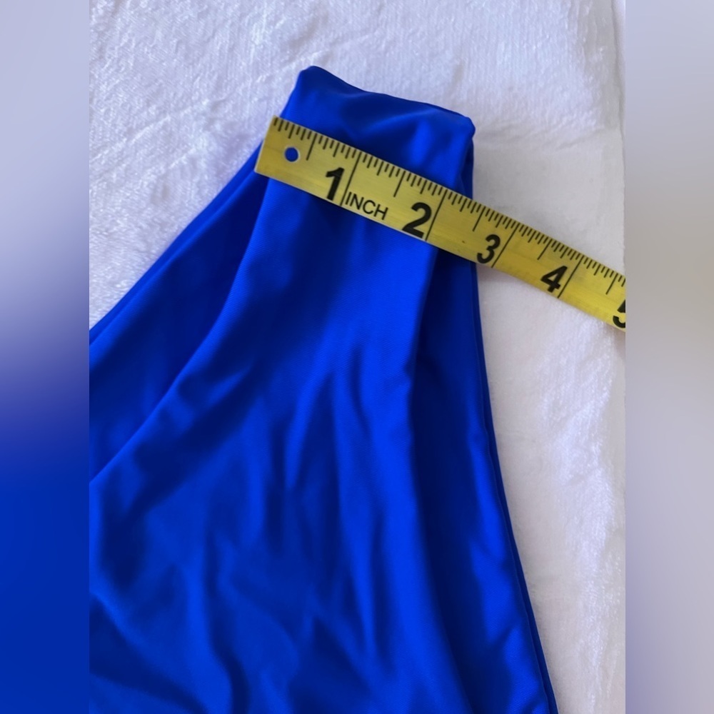 NWOT Womens Two Piece High Waisted Bikini unbranded size XL blue - Picture 13 of 14